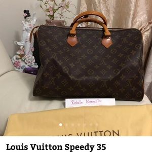 Authentic Louis Vuitton Speedy 35